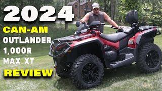 2024 Can-Am Outlander 1000R Max XT 4 wheeler review - Only one on YouTube?