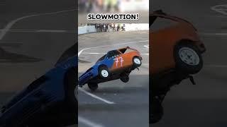 Crazy Ramp Rollover Stunt #autorodeonederland #rollover #stunt #stunts