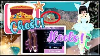 NEW CHEST+LOCATION FLUTTERING BUTTERFLY HEELS OUT  Royale High Update