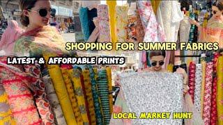 Shopping for Summer Fabric From Local MarketSummerLawn PrintsLawn Dress Designing  #lifewithzainab