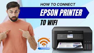 How to Connect Epson Printer to WiFi  Printer Tales