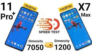 Realme 11Pro+ vs X7 Max SpeedTest