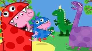 Georges Dress Up Dinosaur Party   Peppa Pig Official Full Episodes