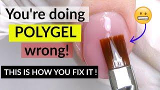 Mistakes in Polygel Nails Application  Lifting problems