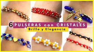  LEARN 6 DESIGNS of ELEGANT BRACELETS with CRYSTALS and MURANO step by step EASY AND QUICK 