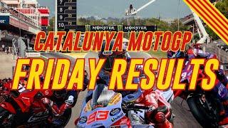 Catalunya  Friday MotoGP Results    Motogp News 2024