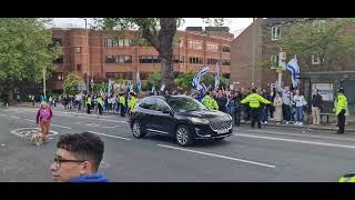 Victory in East finchley jews take back the street out side the cinema #london