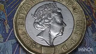 £ 45.000.00  Do You Have One Very Rare Error Coin One Pound Queen Elizabeth II U.k 2016