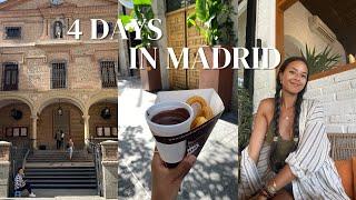 SPENDING 4 DAYS IN MADRID TRAVEL VLOG  WHAT I ATE OOTD CITY TOUR & MORE ADVENTURES