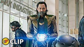 Loki Escapes With the Tesseract Scene  Avengers Endgame 2019 IMAX Movie Clip HD 4K