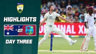 Australia v West Indies 2023-24  Second Test  Day 3