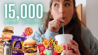 15000 CALORIE CHALLENGE  Girl vs Food  Epic Cheat Day  UK