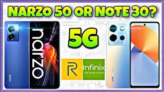 Infinix Note 30 5G vs Narzo 50 5G  Specification  Comparison  Features  Price