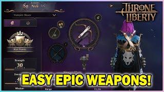 Unlock EPIC Weapons with Contracts FAST Throne & Liberty Level 50 Guide