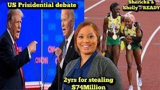 Trump vs Biden Debate + 2 year For Stealing $74 Million  Jamaica Sprint Queens Ready
