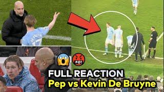 Kevin De Bruyne angry vs Pep Guardiola substitution decision