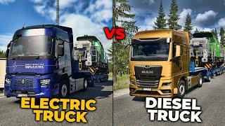Electric Truck Vs Diesel Truck in ETS2  Which is the best?