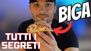 Pizza SUPER SCIOGLIEVOLE con biga Giorilli e  precottura