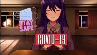 Yuri fala sobre a COVID-19. -dublado- *Just Yuri* fã de ddlc\