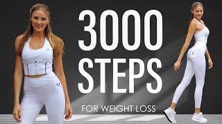 3000 Step Challenge For Weight Loss  NO REPEAT Low Impact Workout Do It Twice And Get 6000 Steps