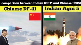  DF-41 Vs  Agni 5 which missile is Powerfull  comparison video