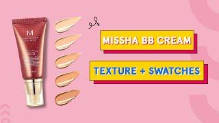 Missha Perfect Cover BB Cream SPF42PA+++ Application & Swatches of all shades  Maccaron.in