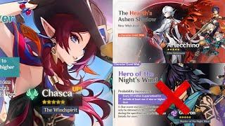 NEW UPDATE Chascas Kit Ororon & 5.2 BANNERS Speculation Arlecchino & Venti - Genshin Impact