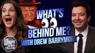 What’s Behind Me? with Drew Barrymore  The Tonight Show Starring Jimmy Fallon