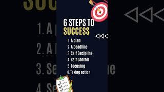 6 Steps to Success #shorts