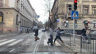 Real life on the streets of Lviv in Western Ukraine during the war