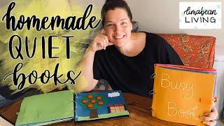 HOMEMADE BUSY BOOKS  Interactive Activities For Your Kids  DIY QUIET BOOKS TO KEEP OR SELL