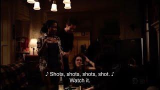 S01E01 - Shameless Party at Gallaghers house with Fiona Frank Steve Veronica and Kevin