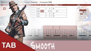 Smooth - Santana - Guitar Tab Lesson with chords