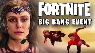 Marvel Characters React to the Fortnite Big Bang Live Event