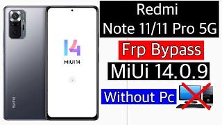 Redmi Note 1111 Pro Frp Bypass Miui 14Unlock google account lock -Without account backupRestore