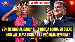 NICO WILLIAMS LLEGA AL BARÇA  REVOLUCION EN LA PLANTILLA  NOTICIAS DEL F C BARCELONA HOY