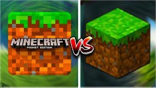 MINECRAFT JAVA EDITION VS MINECRAFT POCKET EDITION MCJE VS MCPE