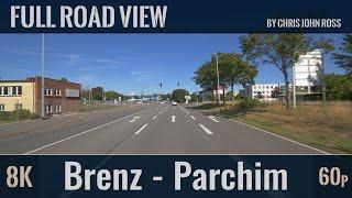 Brenz - Spornitz - Parchim Mecklenburg-Vorpommern Germany B 191 - 8K 4320p60p Ultra HD