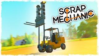 БИТВА СТРОИМ ПОГРУЗЧИК В SCRAP MECHANIC