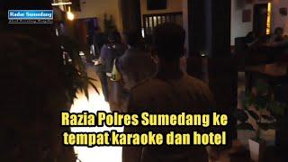 Razia Polres Sumedang ke tempat karaoke dan hotel