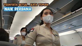 Intip Kesibukan Pramugari Cantik Super Air Jet IU 333 Surabaya -Jakarta