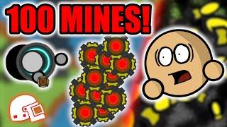 PILING 100 MINES + 100 AIRSTRIKES  Surviv.io