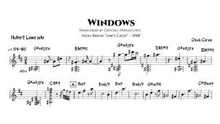 Hubert Laws - Windows #ChickCorea flute transcription