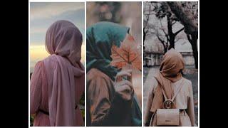 Stylish hijab girl dp  unique Muslim girl dpz  Hide face dpz for Muslim girls 