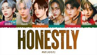 RIIZE 라이즈 - Honestly 1 HOUR LOOP Lyrics  1시간 가사