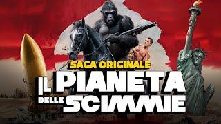 IL PIANETA DELLE SCIMMIE Saga Originale - 1968  DAL PRIMO ALLULTIMO FILM in 24 minuti