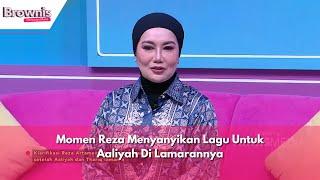 Momen Reza Menyanyikan Lagu Untuk Aaliyah Di Lamarannya  BROWNIS 25624 P1