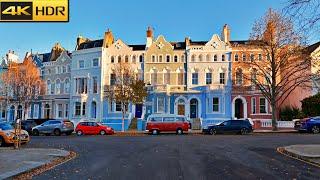 Driving in Londons Posh Areas  Notting Hill to Buckingham Palace 4K HDR