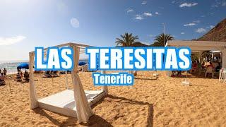 Playa de las Teresitas Tenerife Spain  4K Walking Tour