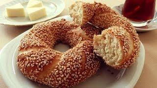 Turkish Sesame Bagel Simit Recipe - Ring Bread